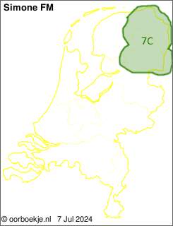 in Groningen en Drenthe op kanaal 7C