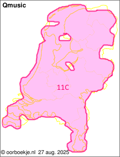 in heel Nederland op kanaal 11C