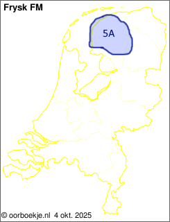 in Friesland op kanaal 5A