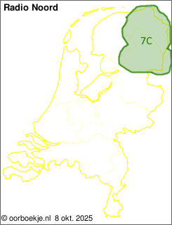 in Groningen en Drenthe op kanaal 7C