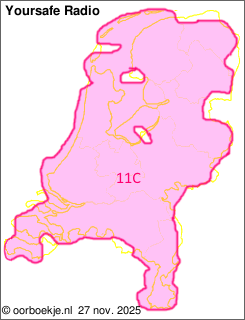 in heel Nederland op kanaal 11C