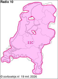 in heel Nederland op kanaal 11C
