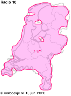 in heel Nederland op kanaal 11C