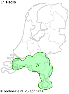 in Noord-Brabant en Limburg op kanaal 7C