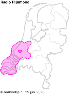 in Zuid-Holland en Zeeland op kanaal 5B 