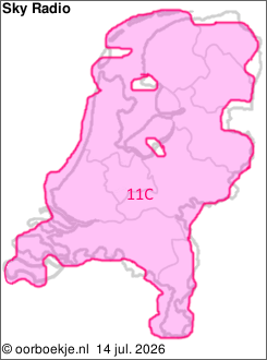 in heel Nederland op kanaal 11C