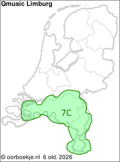 in Noord-Brabant en Limburg op kanaal 7C